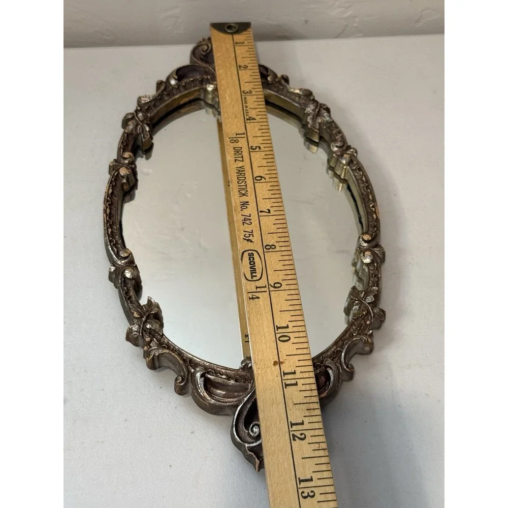 Vintage Ornate Gold Wall Mirror Durwood Wall mount Decor